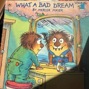 What a Bad Dream by Mercer Mayer - Children's Book (Green)